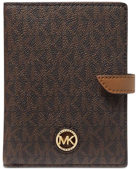 michael kors passport holder blue|michael kors passport cover.